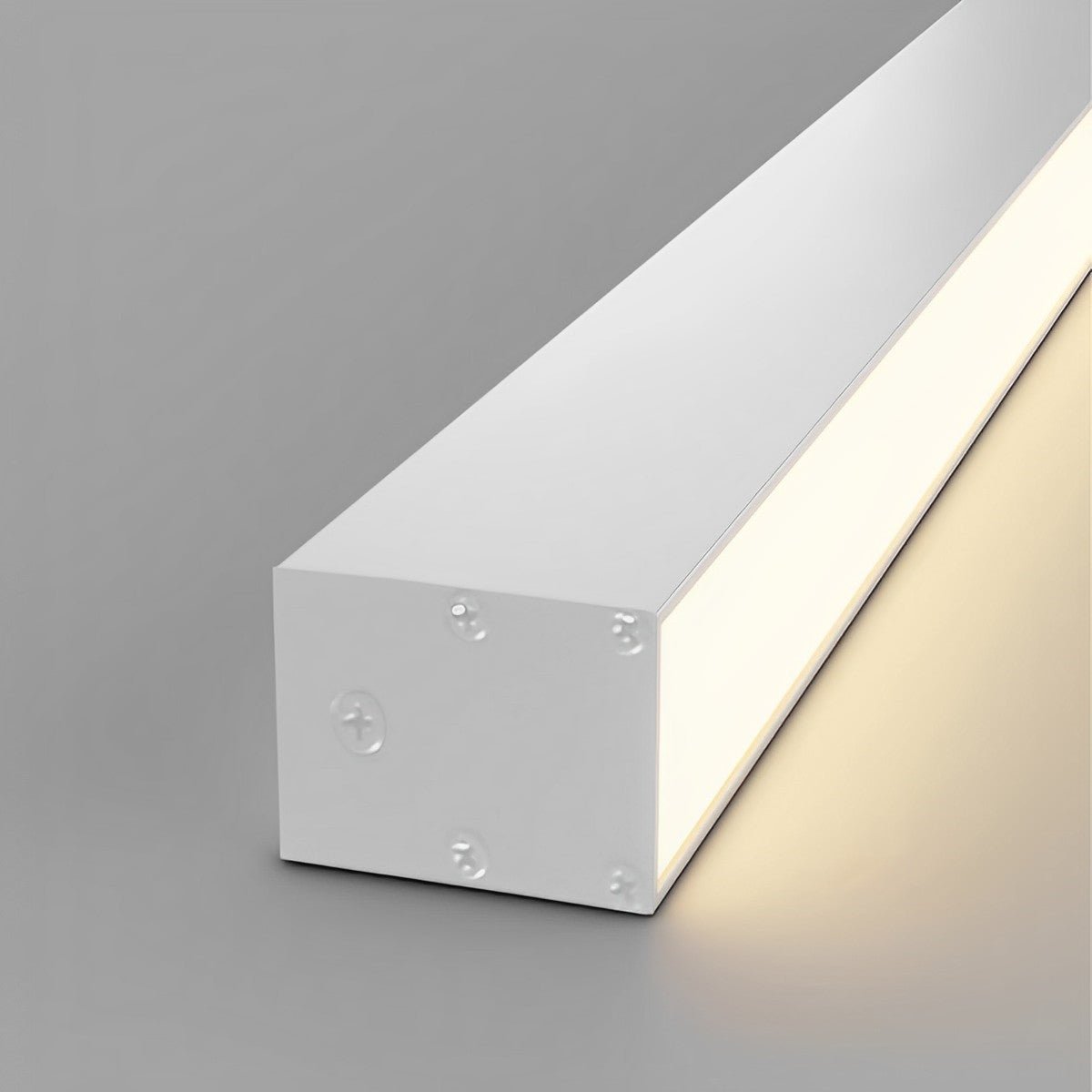 Black Aluminum Slim LED Ceiling Linear Light Dimmable For Living Room Bedroom