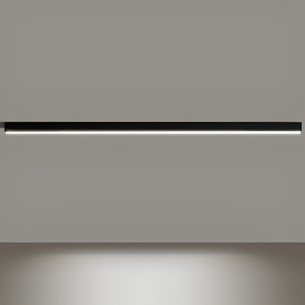 Black Aluminum Slim LED Ceiling Linear Light Dimmable For Living Room Bedroom