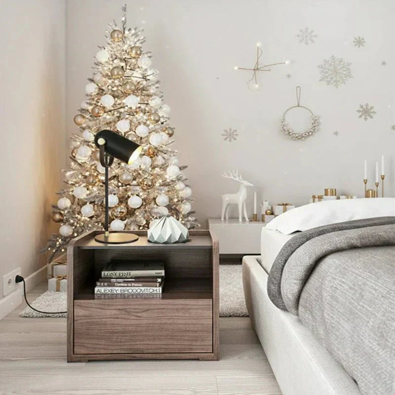 مصباح طاولة معدني مودرن لومة كرافت مع لمبة LED E27 للقراءة والإضاءة المحيطة