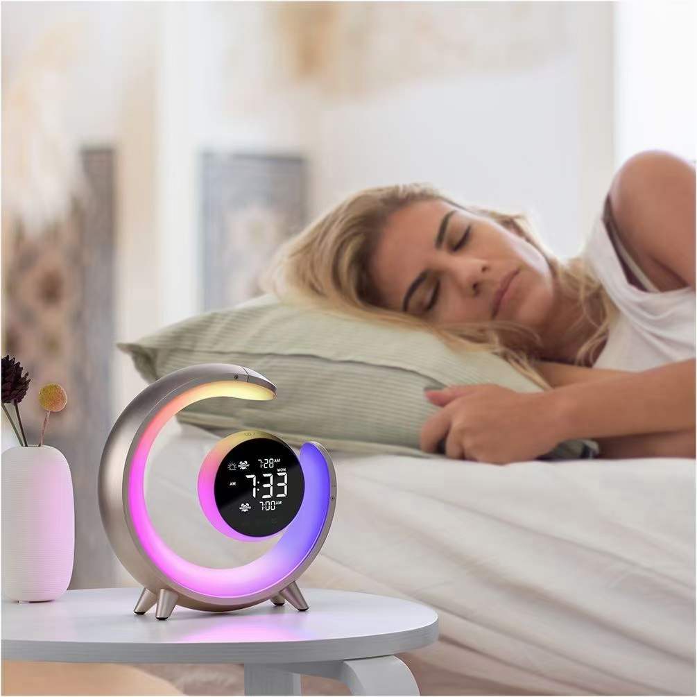 Multifunctional Night Light with RGB & Alarm Clock Function – Lumivo | Rosalyssa