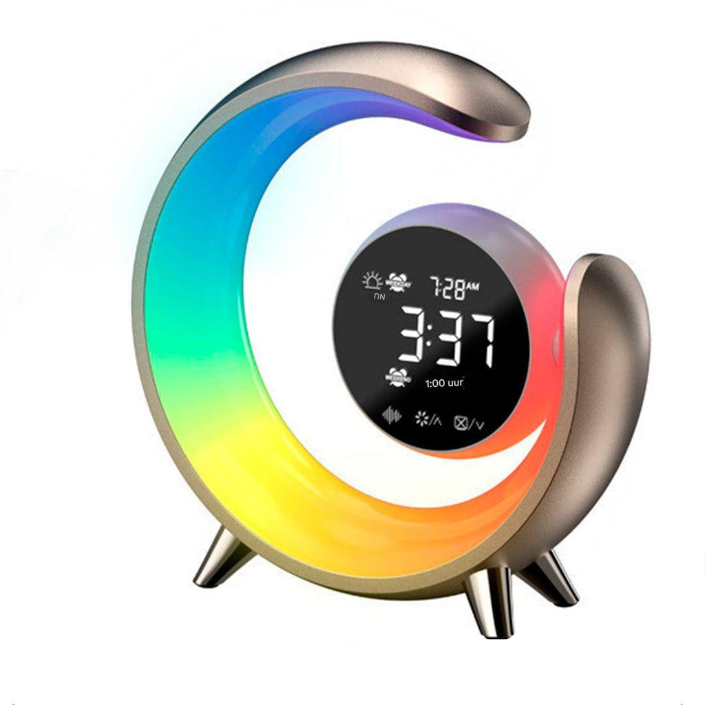 Multifunctional Night Light with RGB & Alarm Clock Function – Lumivo | Rosalyssa