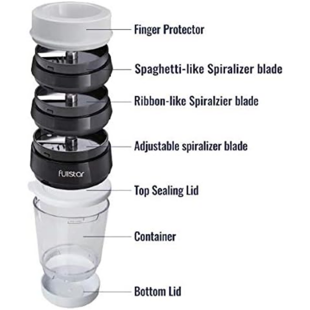 Multifunctional Vegetable Spiral Slicer with Stainless Steel Blade | Rosalyssa