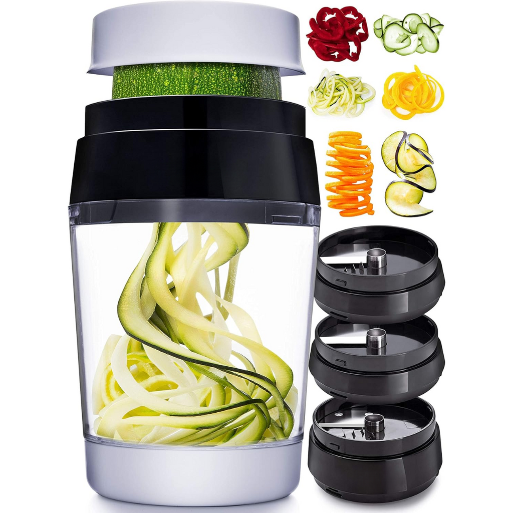Multifunctional Vegetable Spiral Slicer with Stainless Steel Blade | Rosalyssa