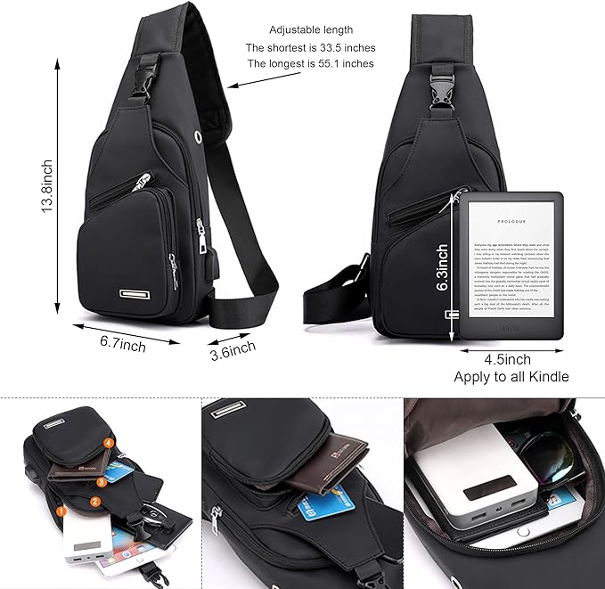 Sac bandoulière multifonction étanche - WaveSling | Rosalyssa