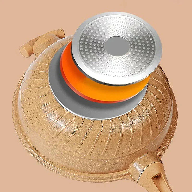 Multifunctional Wok Pan with Non-Stick Coating - CookFlex | Rosalyssa
