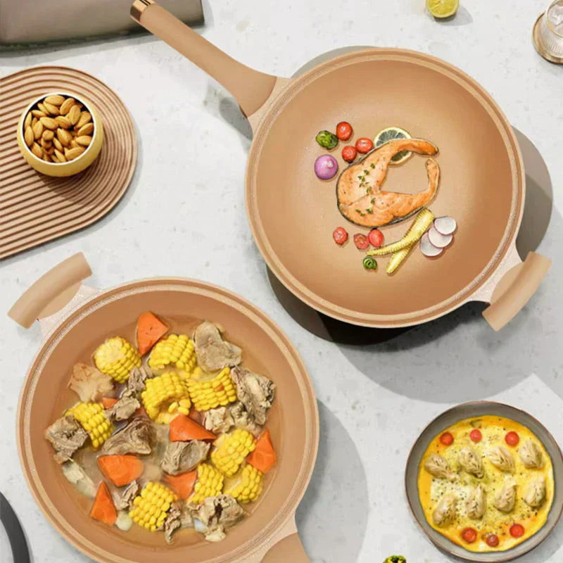 Multifunctional Wok Pan with Non-Stick Coating - CookFlex | Rosalyssa