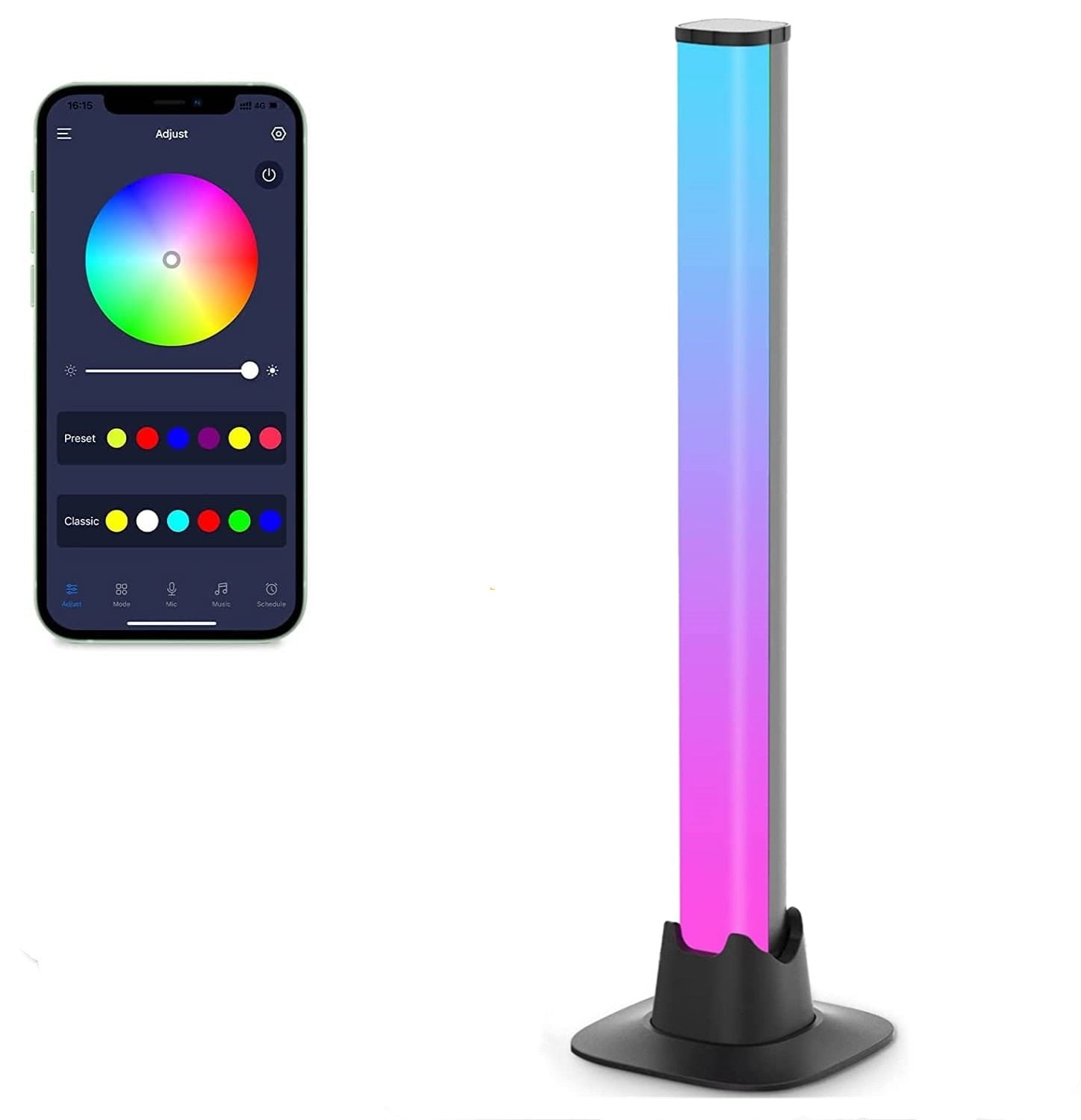 Music synchronization LED light bars - LumiRhythm | Rosalyssa