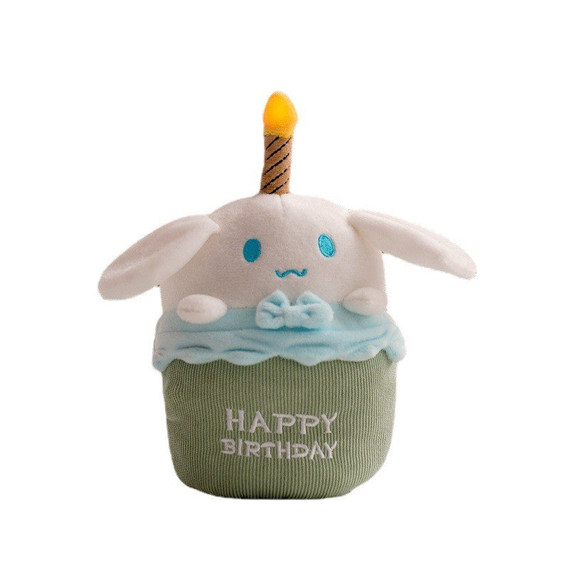 Jouet en peluche gâteau d'anniversaire musical avec lumière et son - GlowCake | Rosalyssa