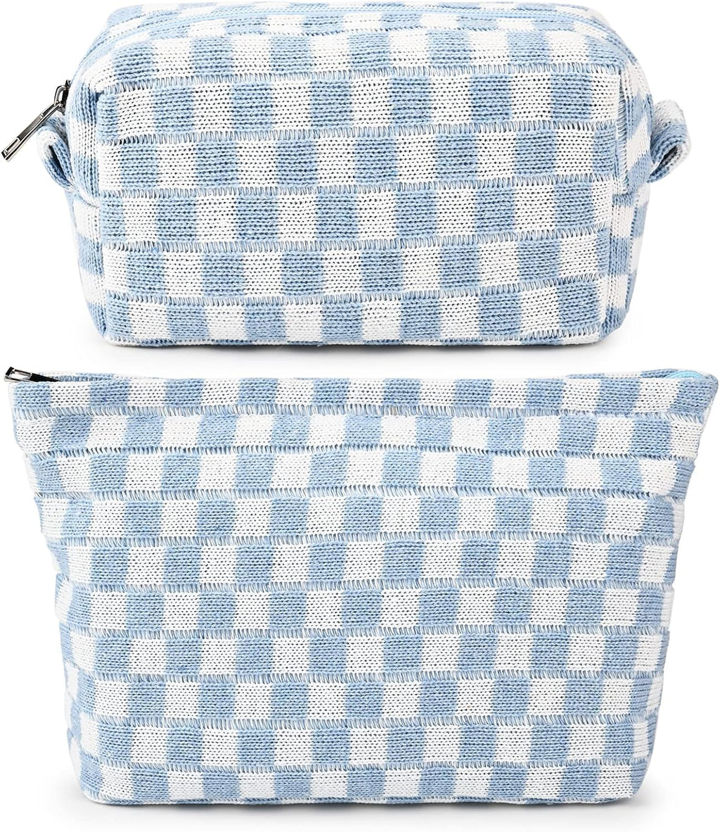 Must-Have Checked Make-up Bag Set | Rosalyssa