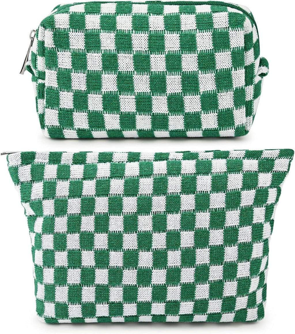 Must-Have Checked Make-up Bag Set | Rosalyssa