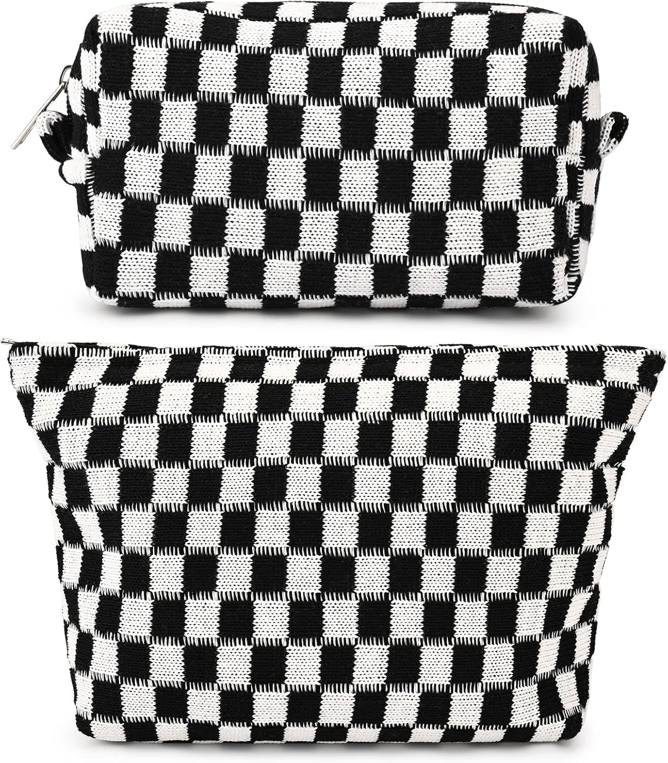 Must-Have Checked Make-up Bag Set | Rosalyssa