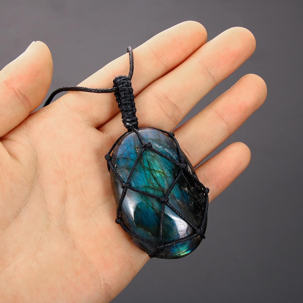 Mystical Labradorite Dragonheart Necklace - Aris | Rosalyssa