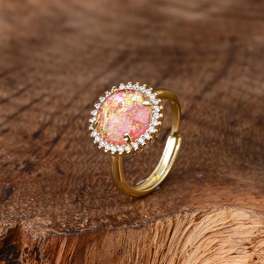 Anillo Cóctel Brillo Místico – Elowen | Rosalyssa