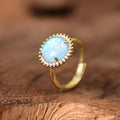Anillo Cóctel Brillo Místico – Elowen | Rosalyssa