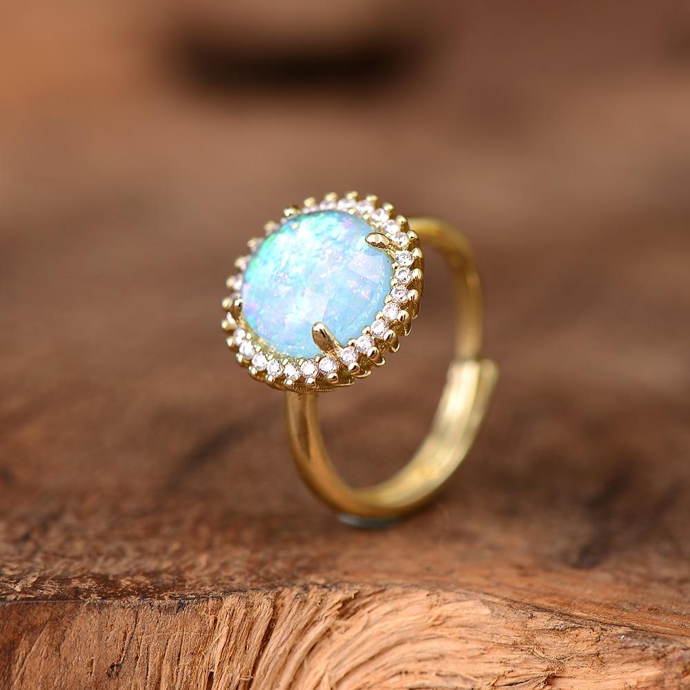 Anillo Cóctel Brillo Místico – Elowen | Rosalyssa
