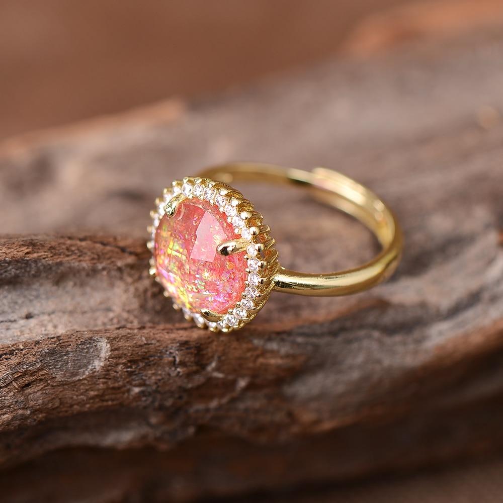 Anillo Cóctel Brillo Místico – Elowen | Rosalyssa