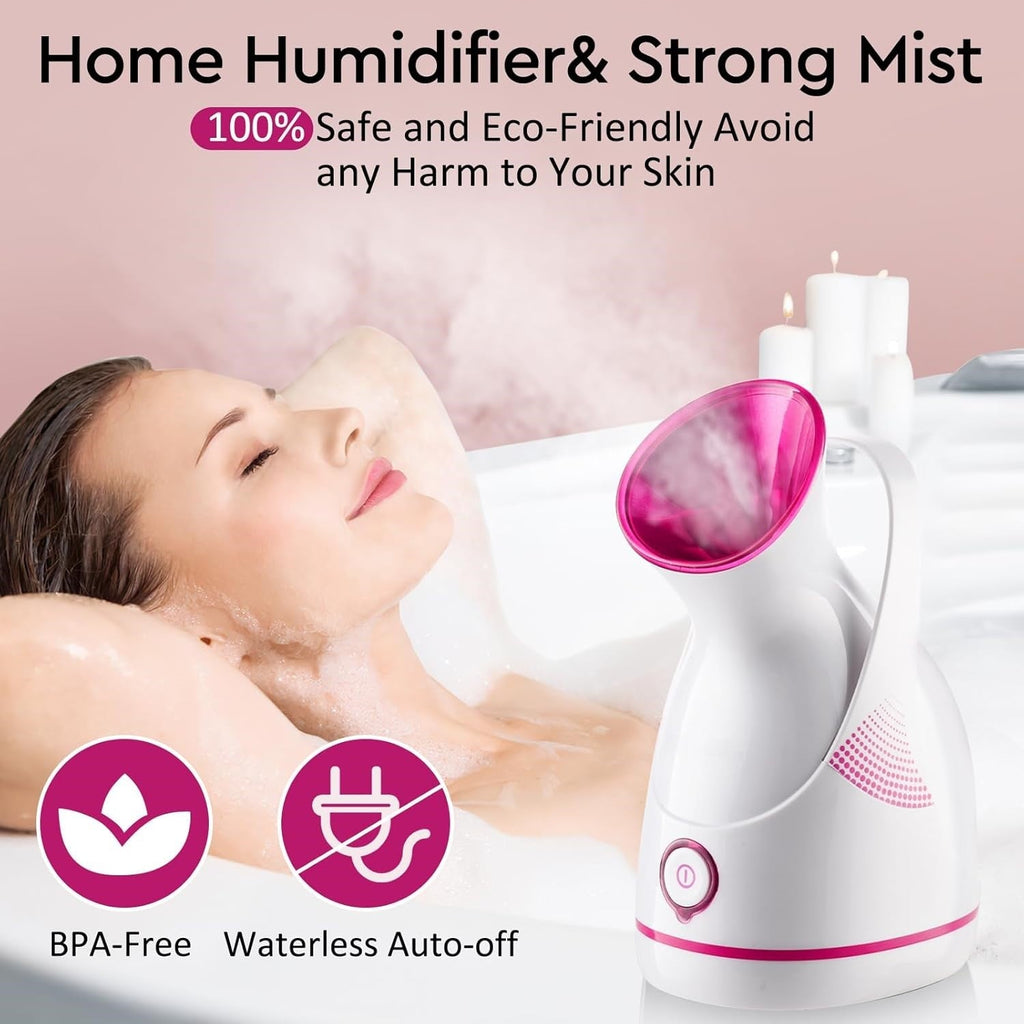 Nano Ionic Facial Steamer – Deep Cleanse & Hydrate Your Skin! | Rosalyssa