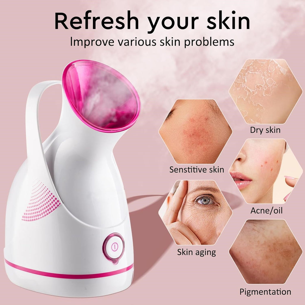 Nano Ionic Facial Steamer – Deep Cleanse & Hydrate Your Skin! | Rosalyssa
