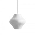Lampe suspension bulle Lyra en soie et acier pour intérieurs modernes | Snurv