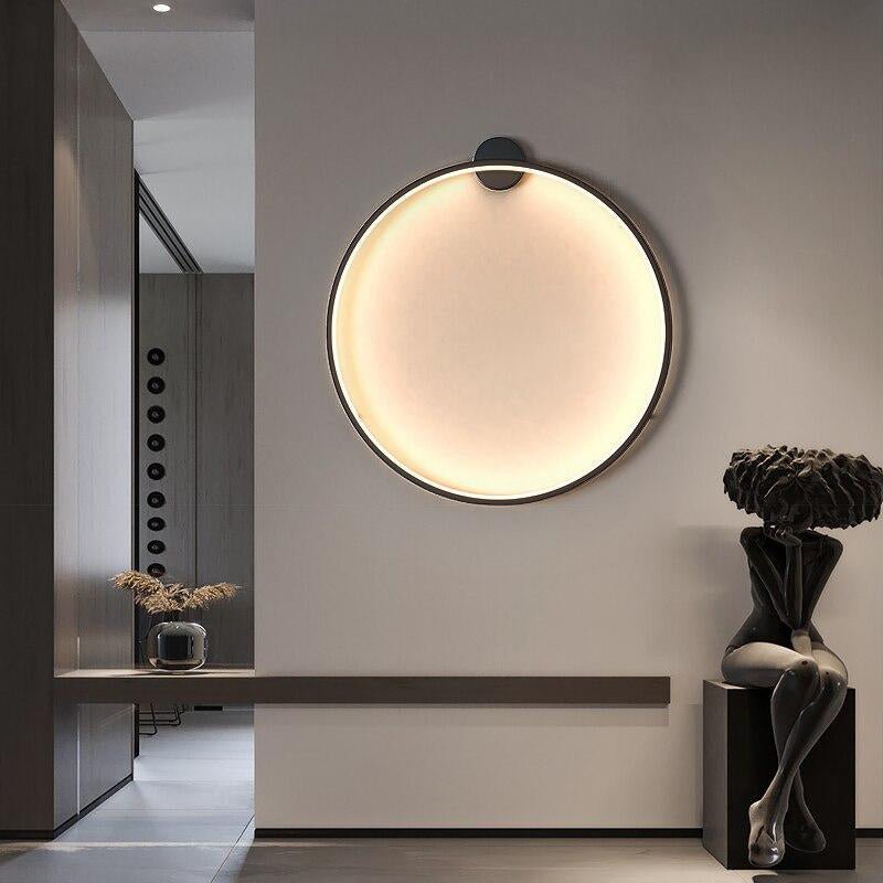 Modern Minimalist Round Wall Light For Home Decor And Ambience