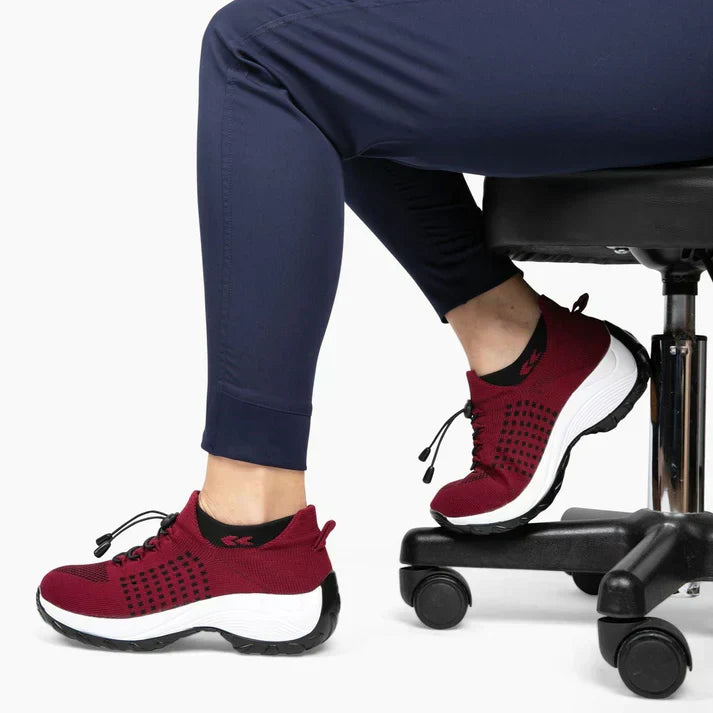 Damen Elastische Stütz-Orthopädische Sneakers Schuhe