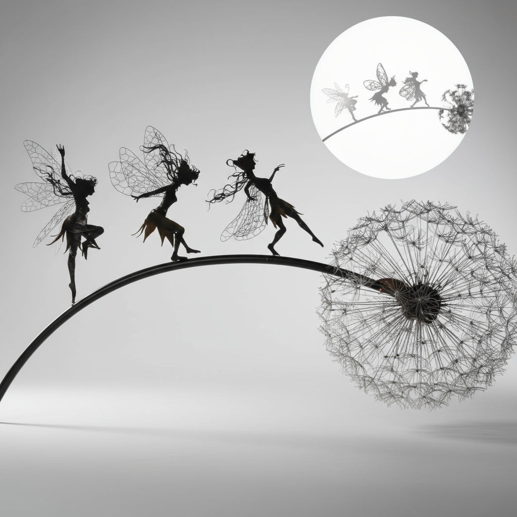 Garden Art Fairy Stake Yard Sculpture For Outdoor Decor