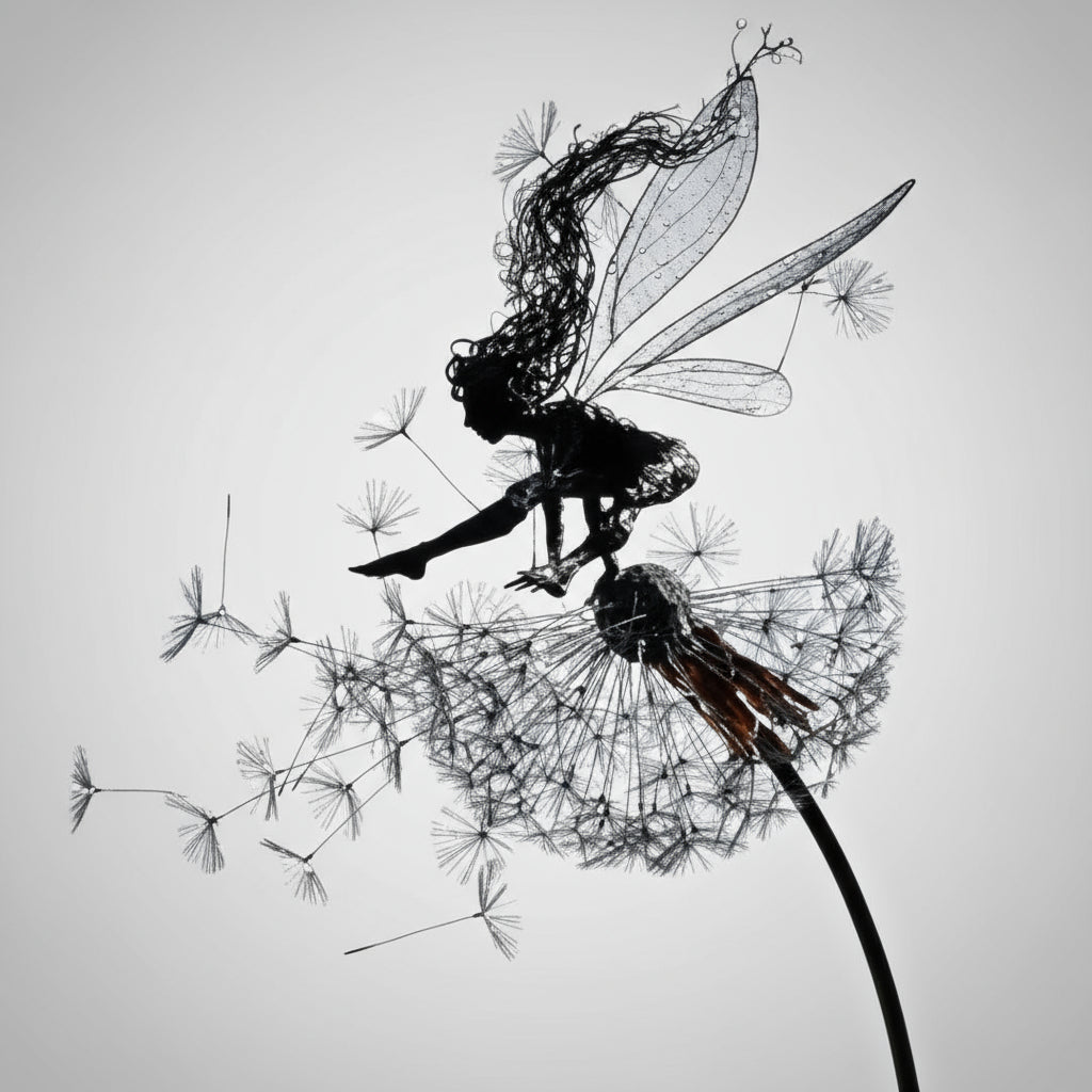 Garden Art Fairy Stake Yard Sculpture For Outdoor Decor