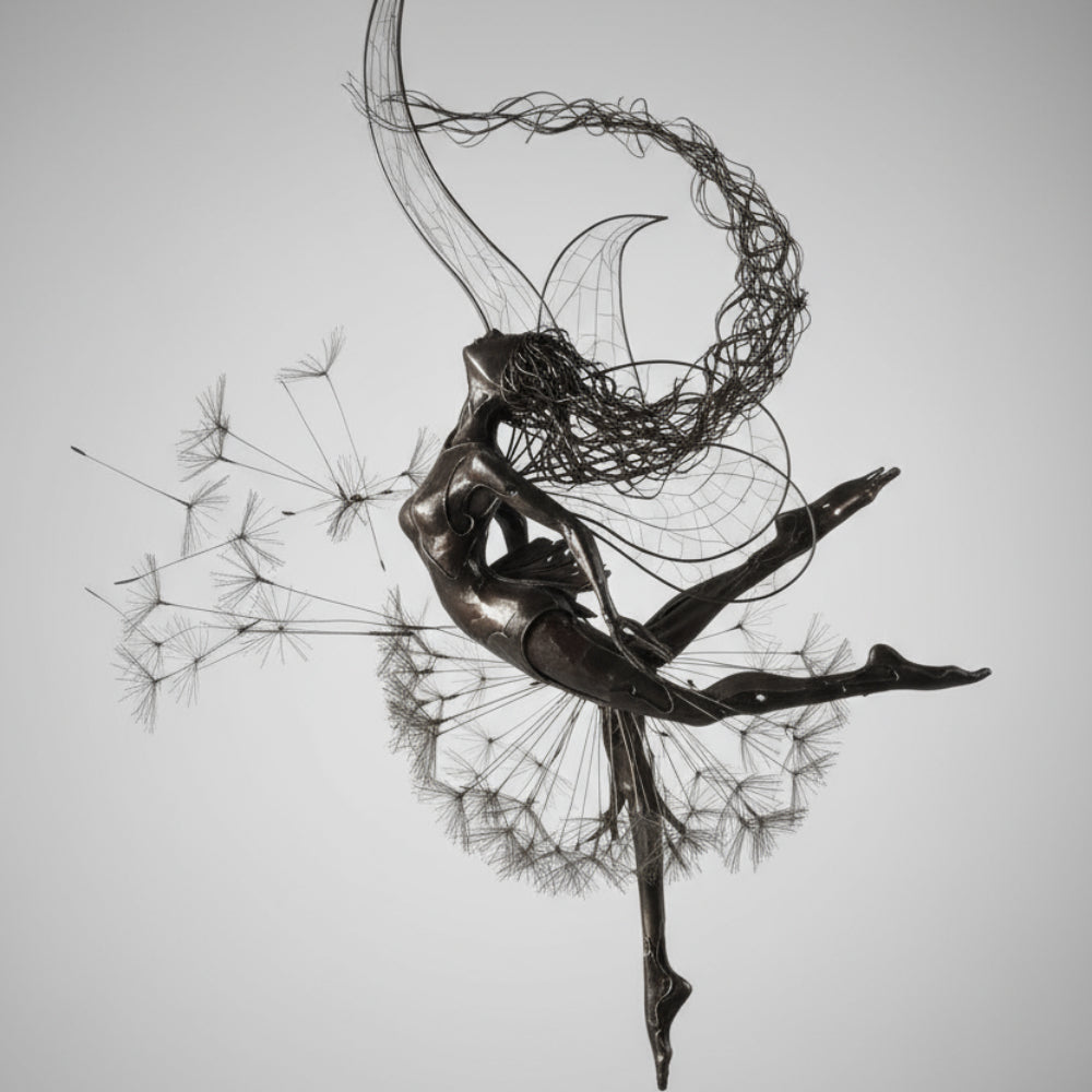 Garden Art Fairy Stake Yard Sculpture For Outdoor Decor