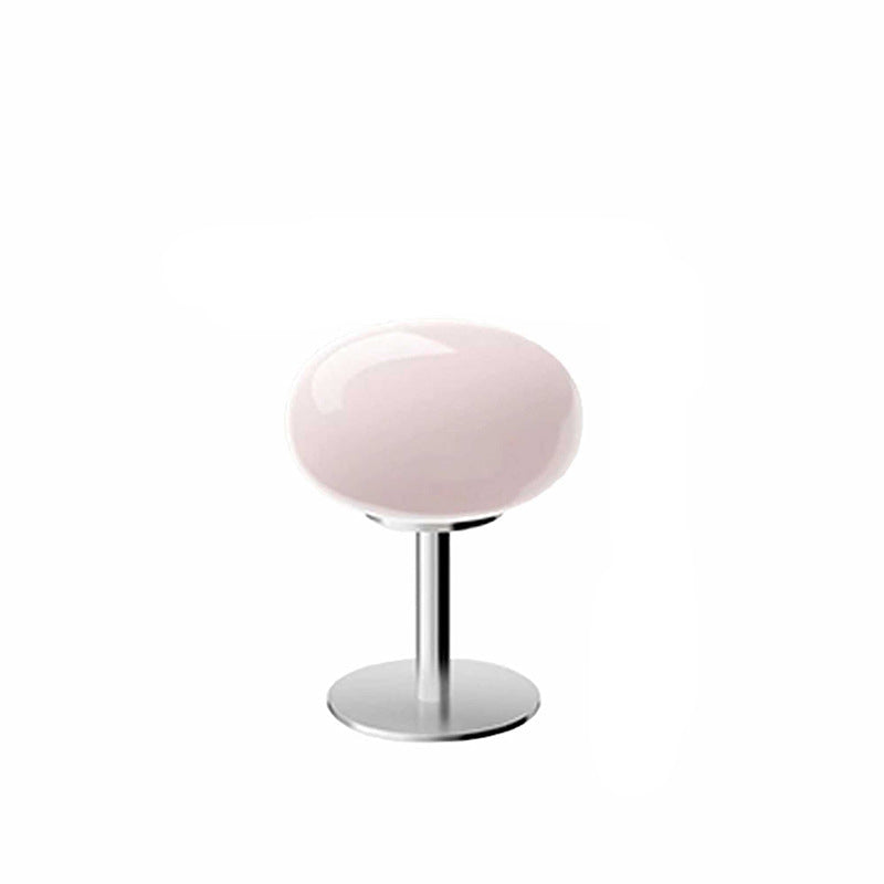 Aurelia Italian Glass Egg Table Lamp With Ambient LED Lighting