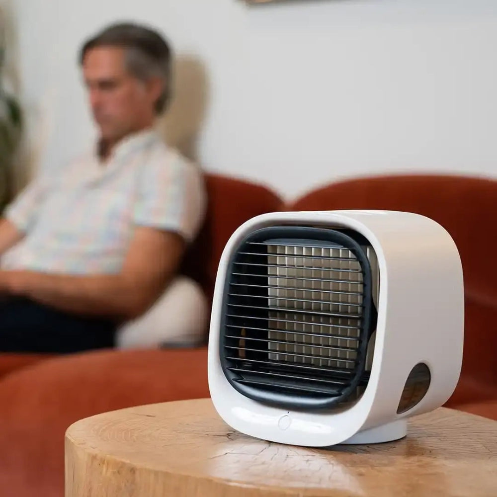 Mini osobní ochlazovač vzduchu s přenosným ventilátorem pro každodenní použití