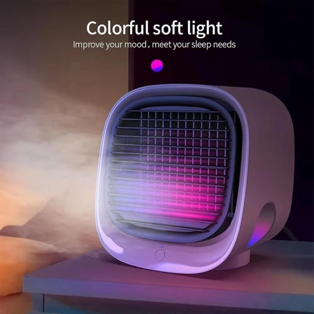 Přenosná osobní klimatizace s USB napájením, mini ventilátor pro osobní chlazení