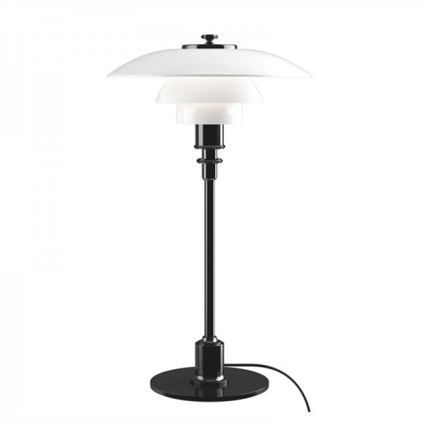 LumaNova víceúrovňová kovová stolní lampa v moderním provedení