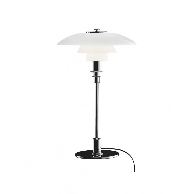 LumaNova víceúrovňová kovová stolní lampa v moderním provedení