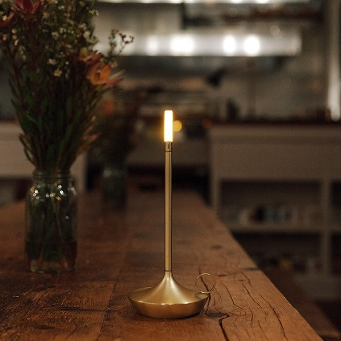 Graceful Curves Define LumenAstra Candlestick Lamp For Timeless Charm
