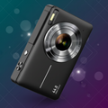 Kompaktowy aparat cyfrowy retro z nagrywaniem wideo 1080p typu point and shoot