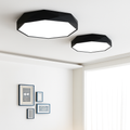 Geometrické LED akrylové stropní světlo, osmiúhelníkový design, 30–60 cm, barevná pokojová lampa
