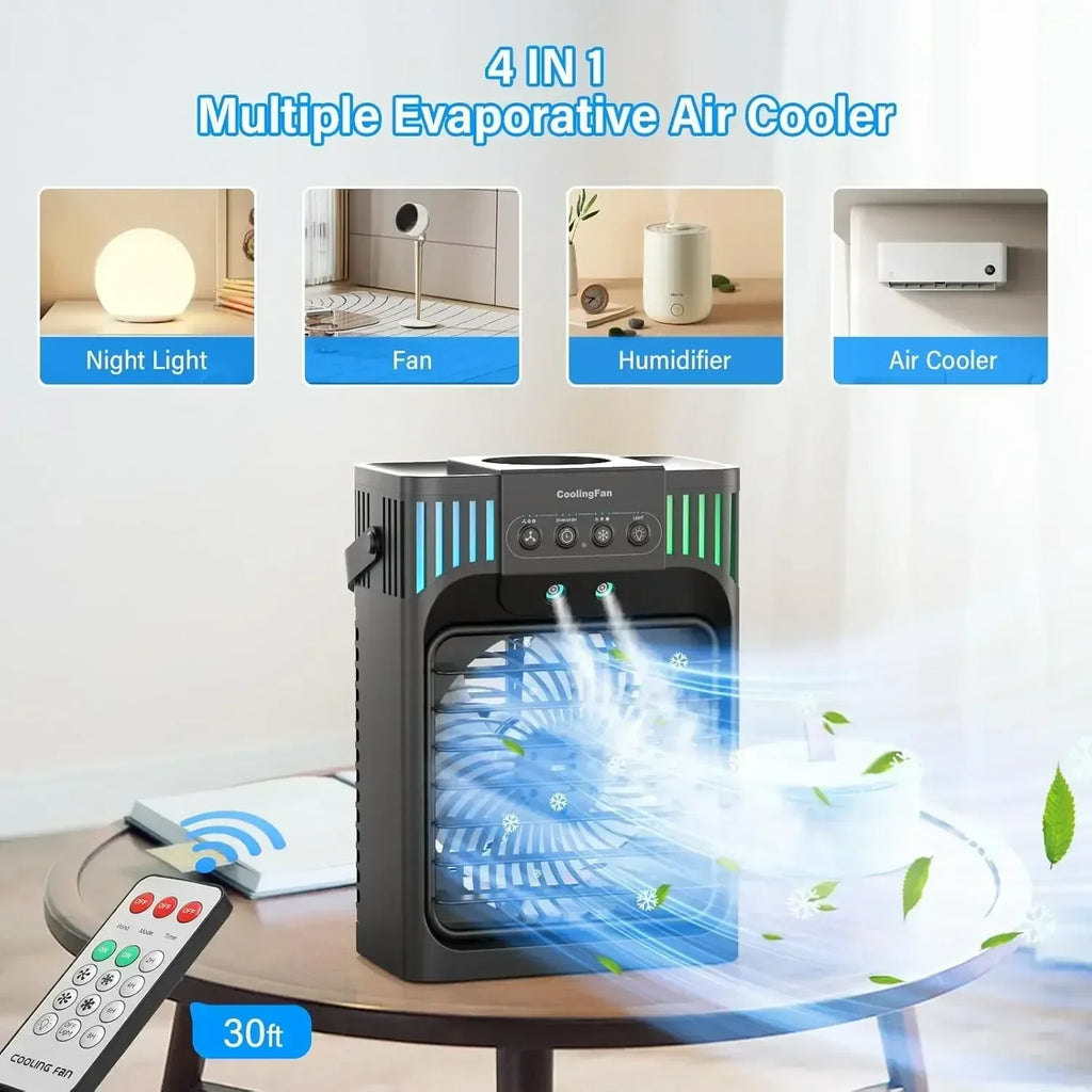 Portable Desktop Air Conditioner With Remote Control