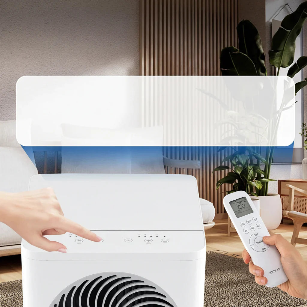 Efficient Portable Cooling Unit In White With Sleep Mode