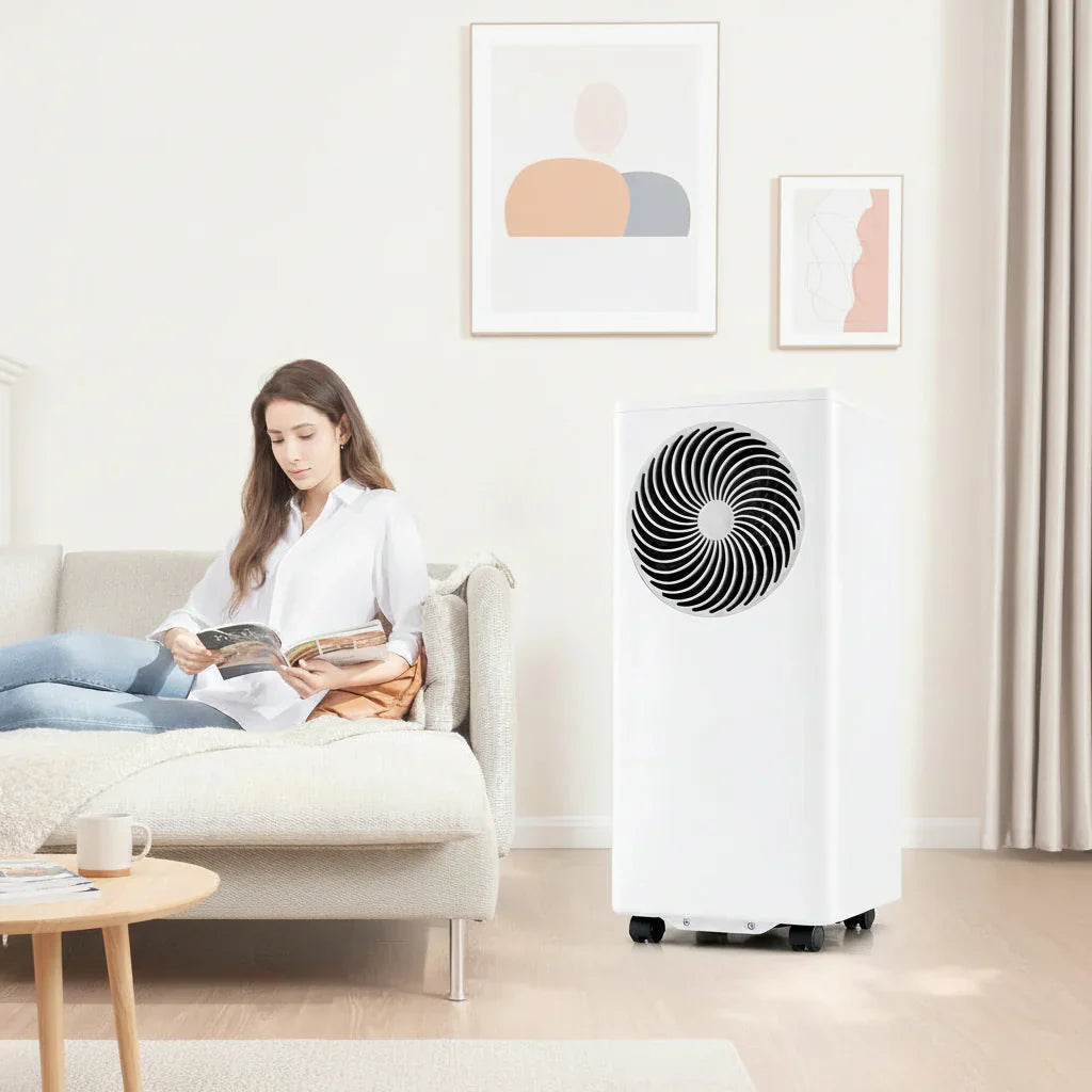 Efficient Portable Cooling Unit In White With Sleep Mode