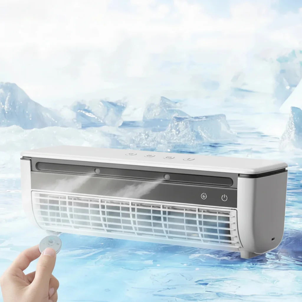 Climatiseur portable mural avec télécommande