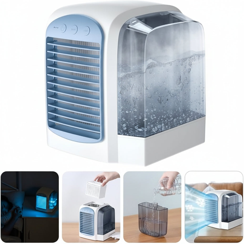 Kompaktní odpařovací chladič s dálkovým ovládáním ventilátoru