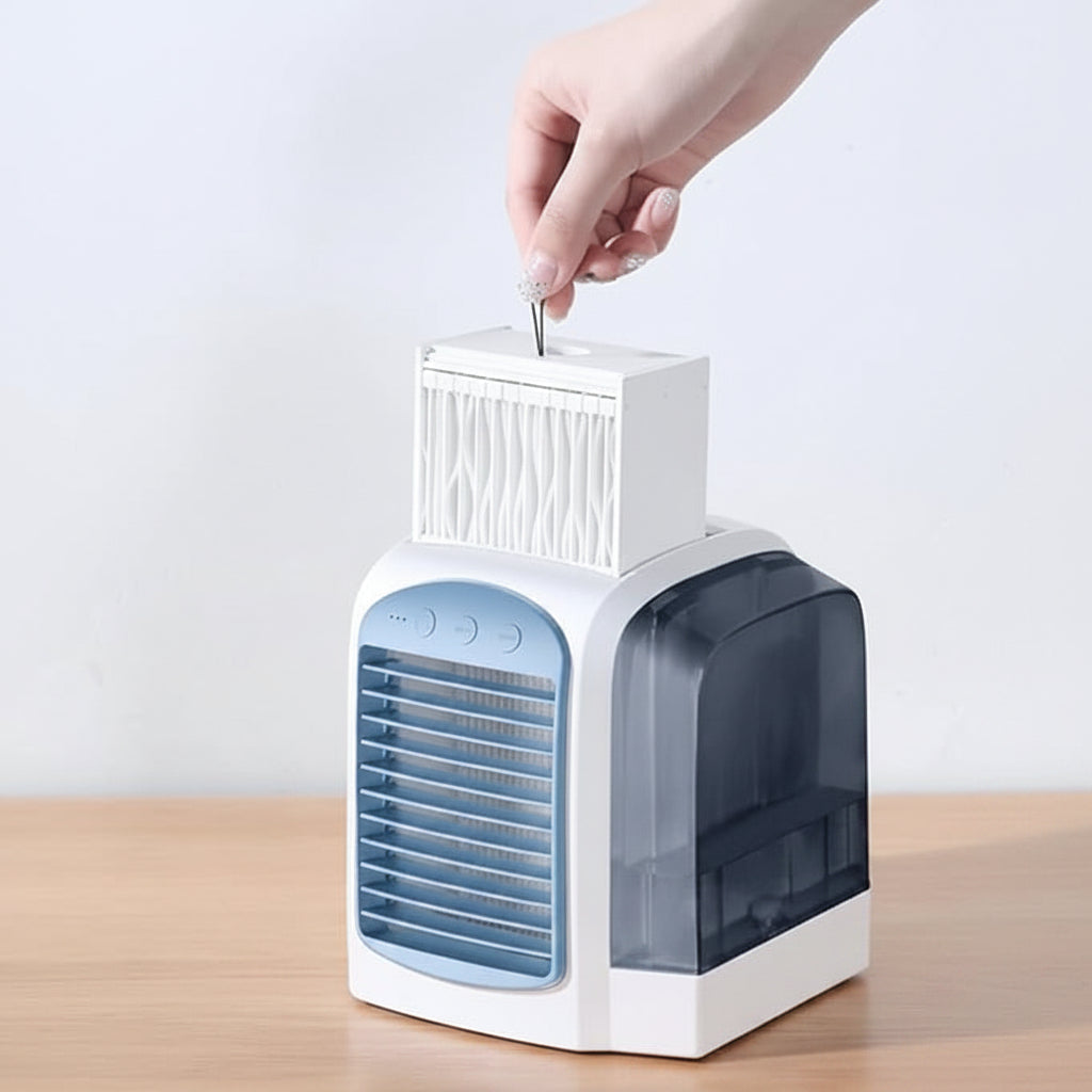 Kompaktní odpařovací chladič s dálkovým ovládáním ventilátoru