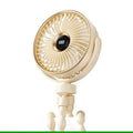 Foldable Clip On Battery Powered Fan Portable And Adjustable