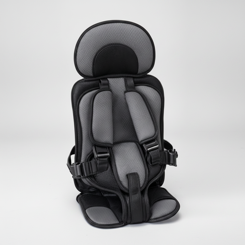 Lightweight Travel Car Seat With Adjustable Harness