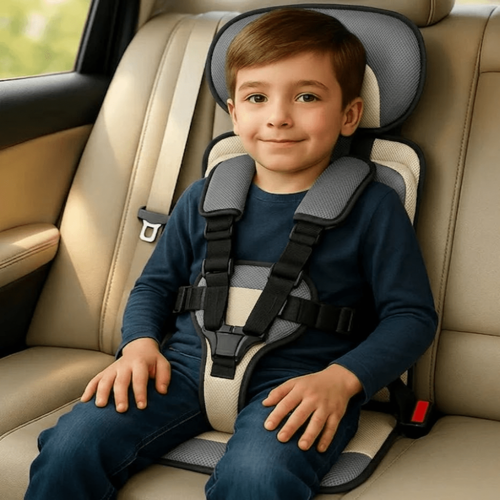 Compact Portable Travel Booster For Car Seat With Harness