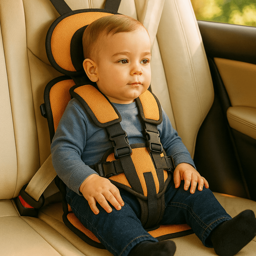 Compact Portable Travel Booster For Car Seat With Harness