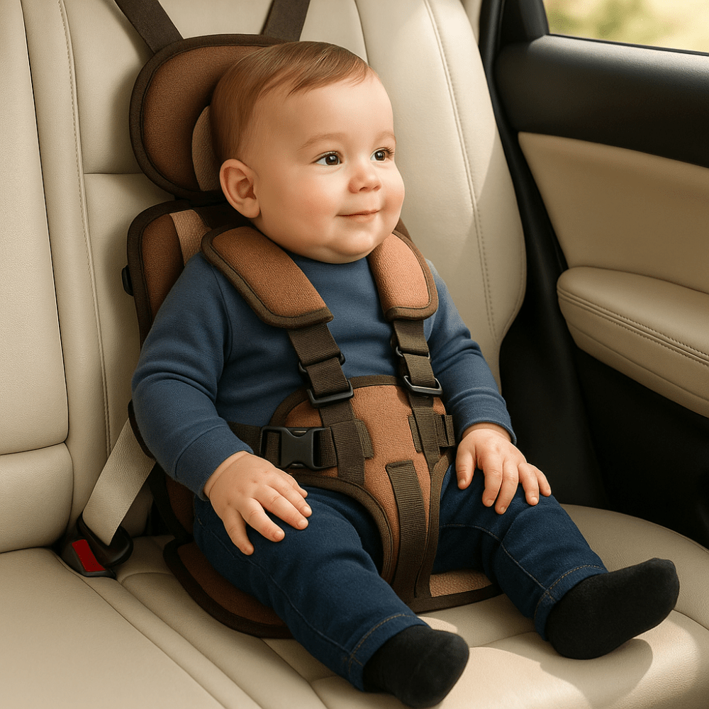 Compact Portable Travel Booster For Car Seat With Harness