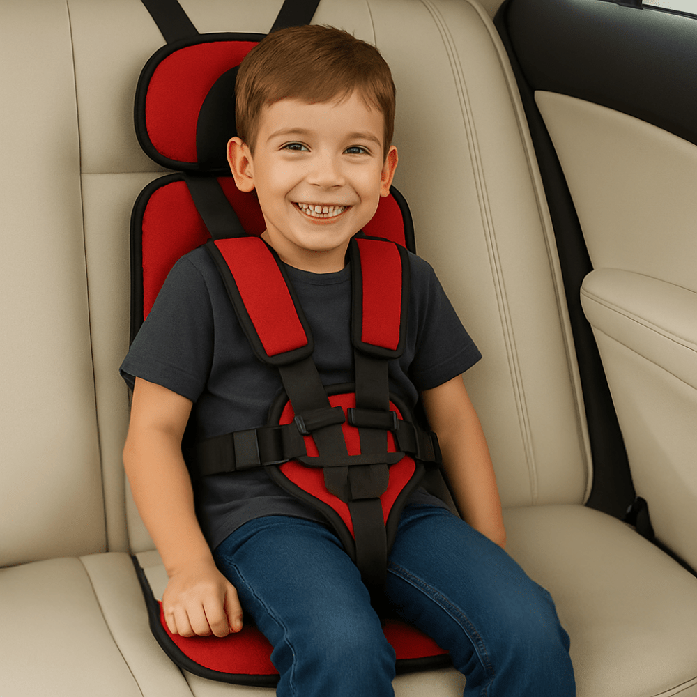 Compact Portable Travel Booster For Car Seat With Harness