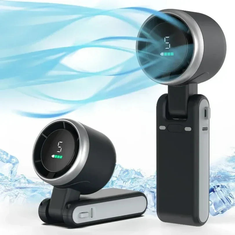Rechargeable Neck Clip-On Mini Fan For Personal Use
