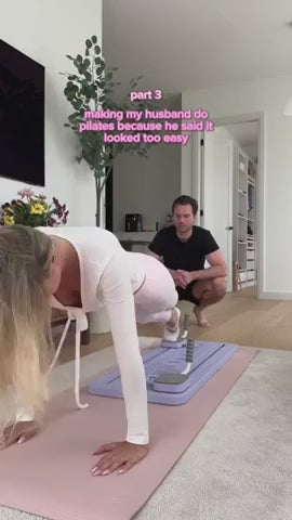 Draagbare Pilates Reformer-plank met verstelbare weerstandsbanden